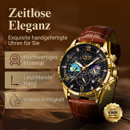 Elegante Mondphasenuhr