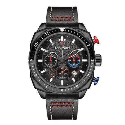 Wasserdichte Luxus-Sport-Quarzuhr mit Chronograph