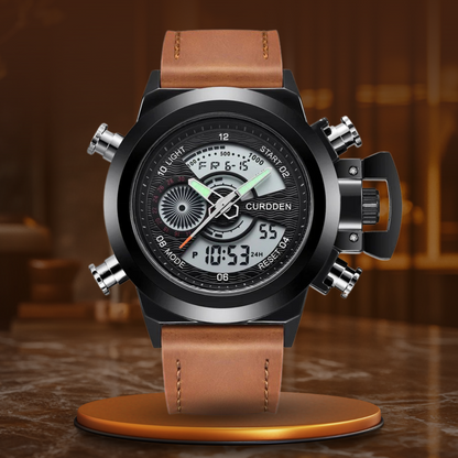 Dual Time Fashion Chronographenuhr