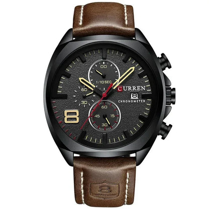 Wasserdichte Sport- und Militäruhr mit Chronograph